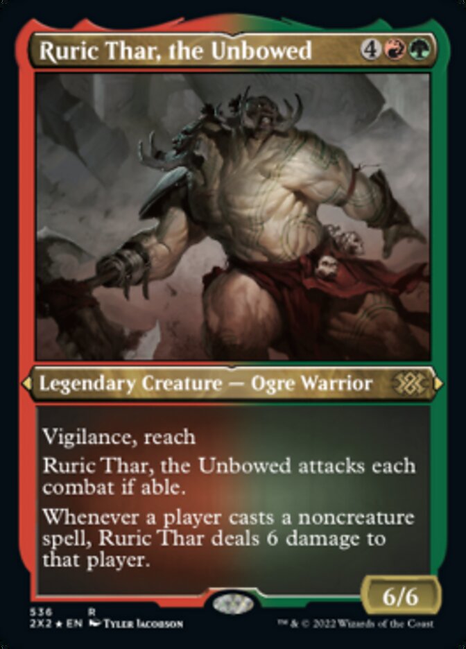 Ruric Thar, the Unbowed (Foil Etched) [Double Masters 2022] | Lots Moore NSW