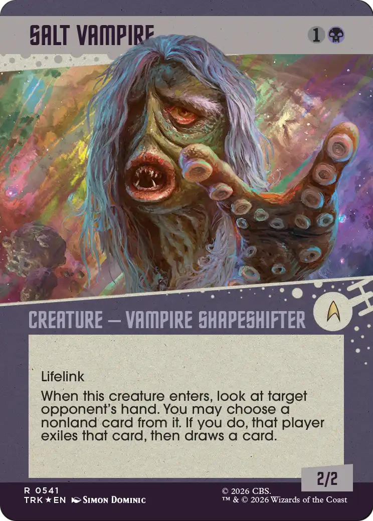 Salt Vampire (Showcase) (Surge Foil) [Star Trek] | Lots Moore NSW