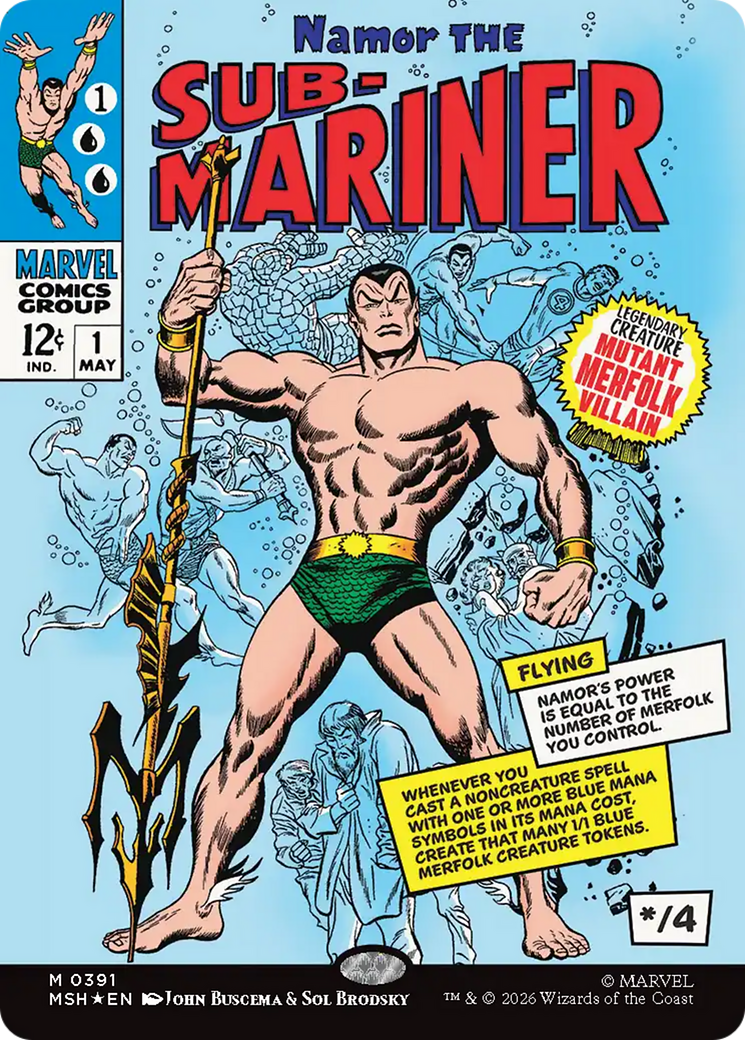 Namor The Sub-Mariner (Borderless) [Marvel Super Heroes] | Lots Moore NSW