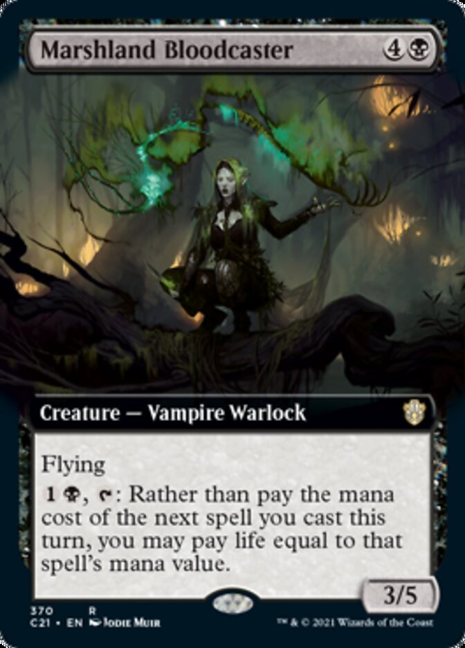 Marshland Bloodcaster (Extended Art) [Commander 2021] | Lots Moore NSW