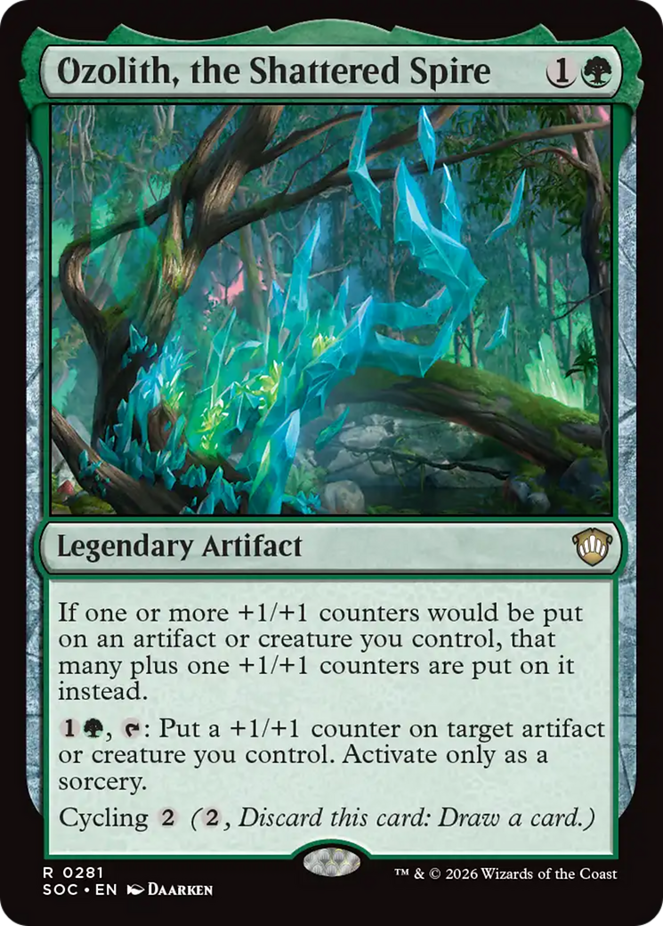 Ozolith, the Shattered Spire [Secrets of Strixhaven Commander] | Lots Moore NSW