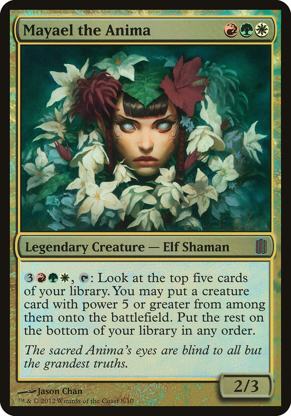 Mayael the Anima (Oversized) [Commander's Arsenal Oversized] | Lots Moore NSW