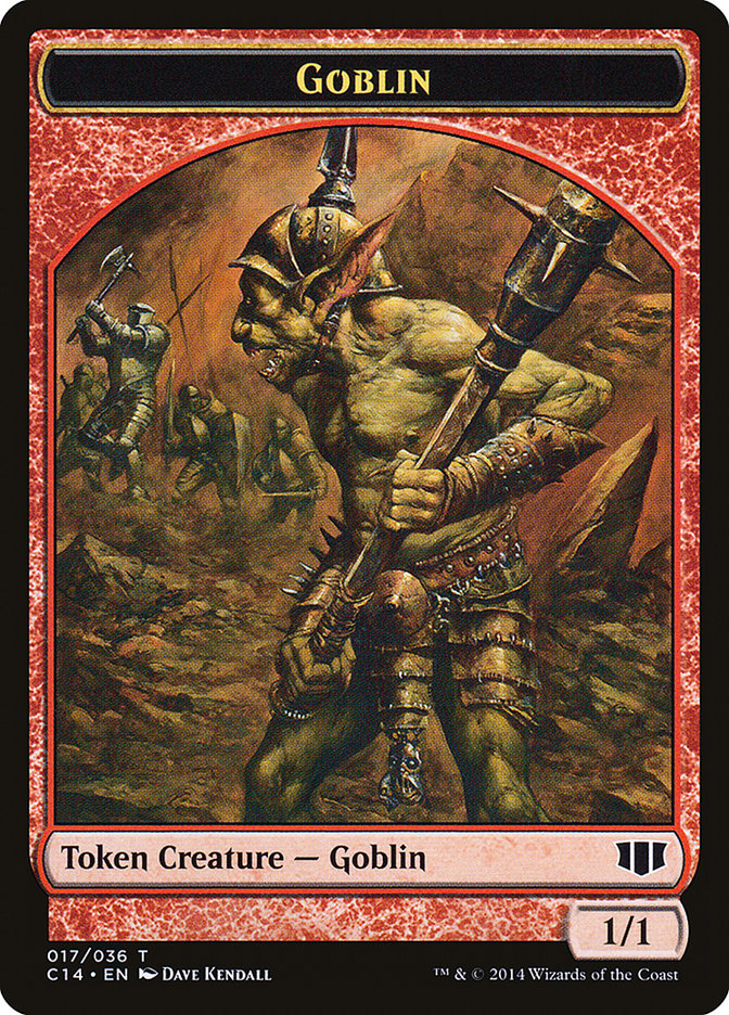 Goblin // Goat Double-Sided Token [Commander 2014 Tokens] | Lots Moore NSW