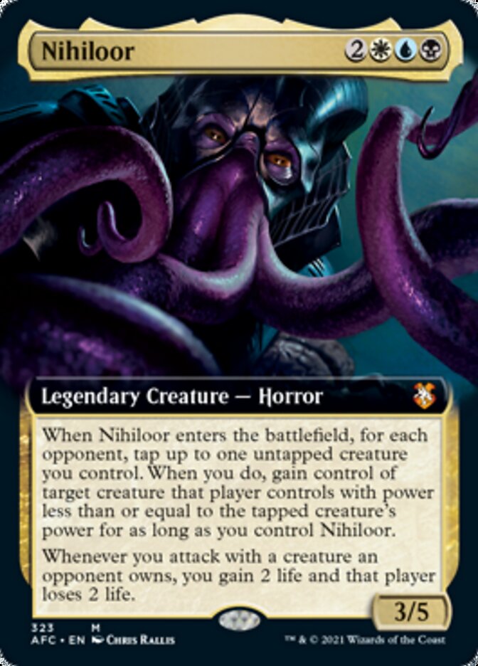 Nihiloor (Extended Art) [Dungeons & Dragons: Adventures in the Forgotten Realms Commander] | Lots Moore NSW