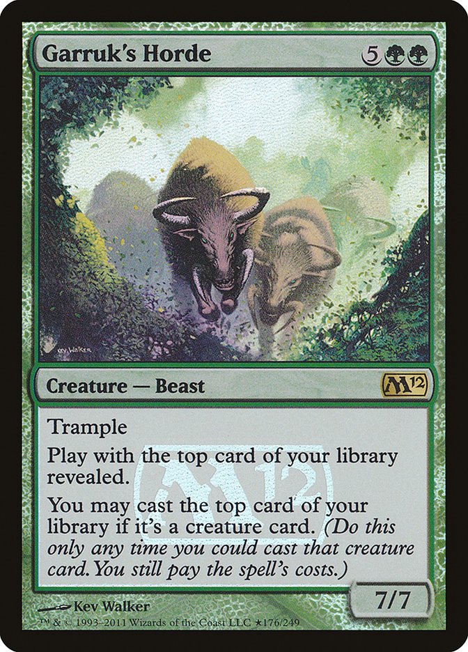 Garruk's Horde [Magic 2012 Prerelease Promos] | Lots Moore NSW