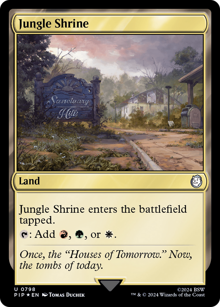 Jungle Shrine (Surge Foil) [Fallout] | Lots Moore NSW