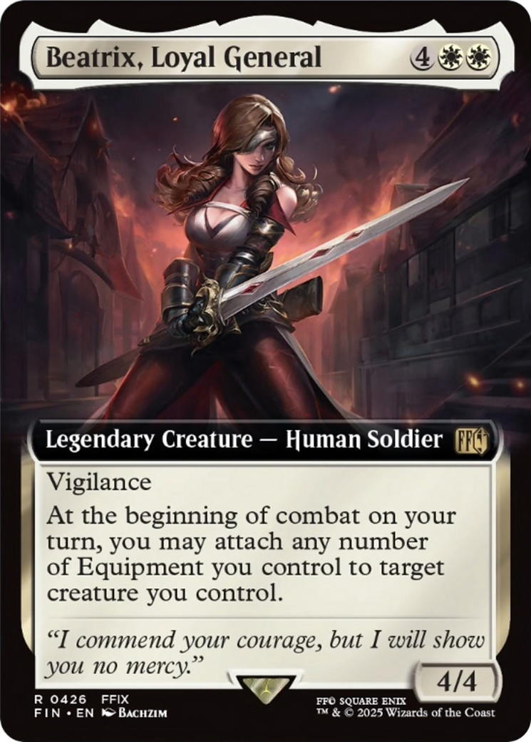 Beatrix, Loyal General (Extended Art) [FINAL FANTASY] | Lots Moore NSW