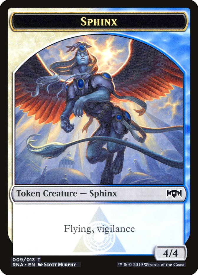 Bird // Sphinx Double-Sided Token [Ravnica Allegiance Guild Kit Tokens] | Lots Moore NSW
