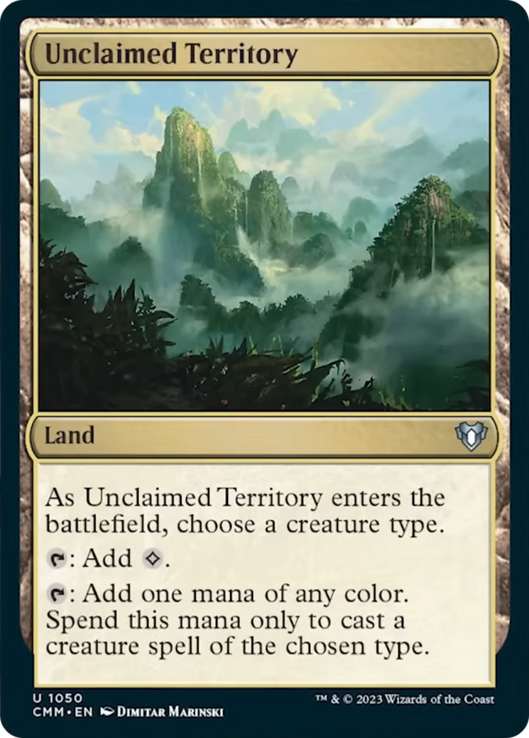 Unclaimed Territory [Commander Masters] | Lots Moore NSW