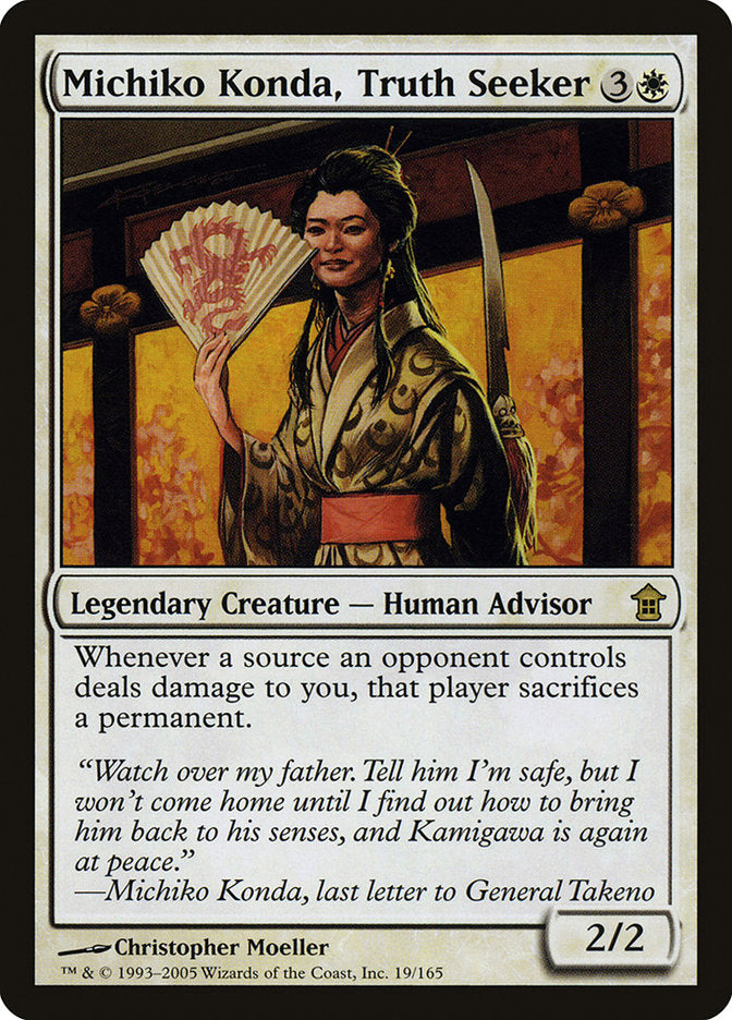 Michiko Konda, Truth Seeker [Saviors of Kamigawa] | Lots Moore NSW