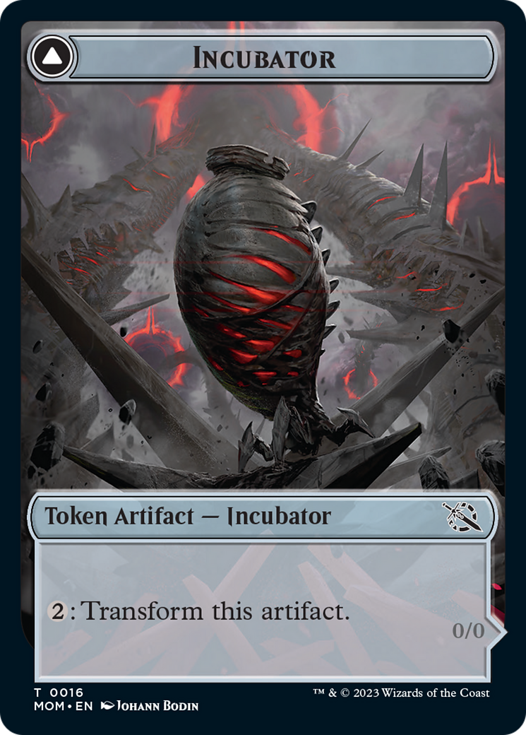 Incubator // Phyrexian (16) Double-Sided Token [March of the Machine Tokens] | Lots Moore NSW