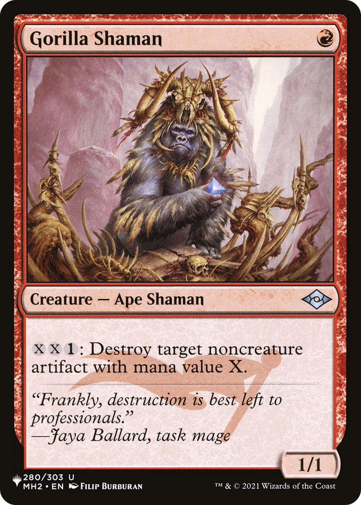 Gorilla Shaman [The List] | Lots Moore NSW