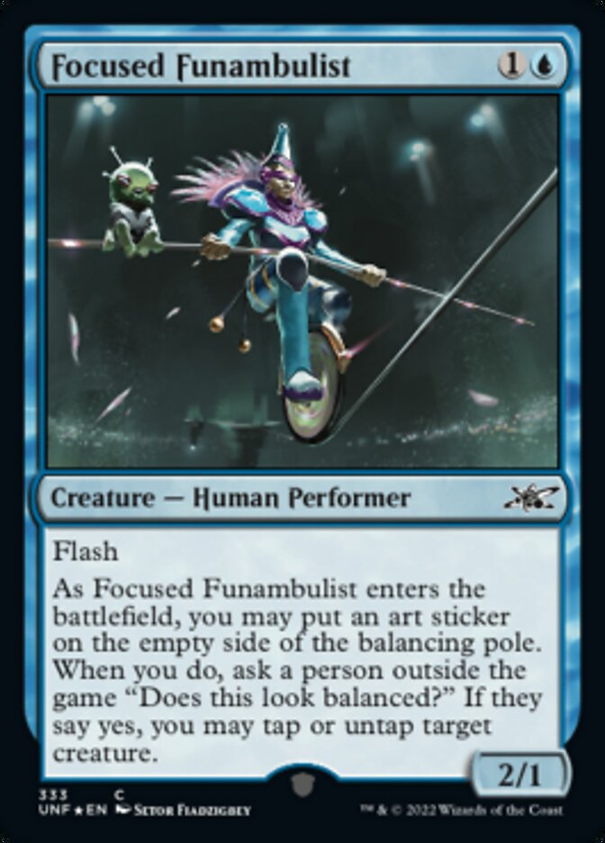 Focused Funambulist (Galaxy Foil) [Unfinity] | Lots Moore NSW