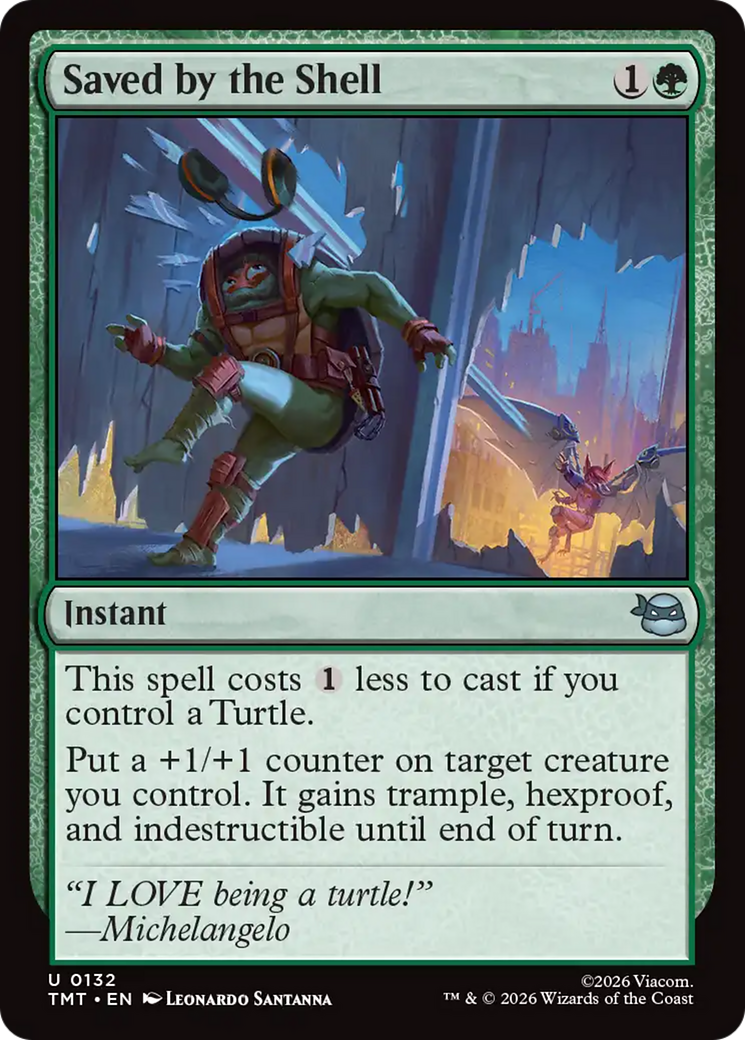 Saved by the Shell [Teenage Mutant Ninja Turtles] | Lots Moore NSW
