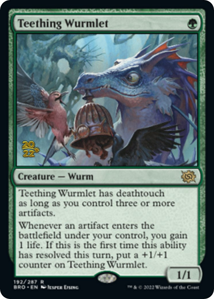 Teething Wurmlet [The Brothers' War Prerelease Promos] | Lots Moore NSW