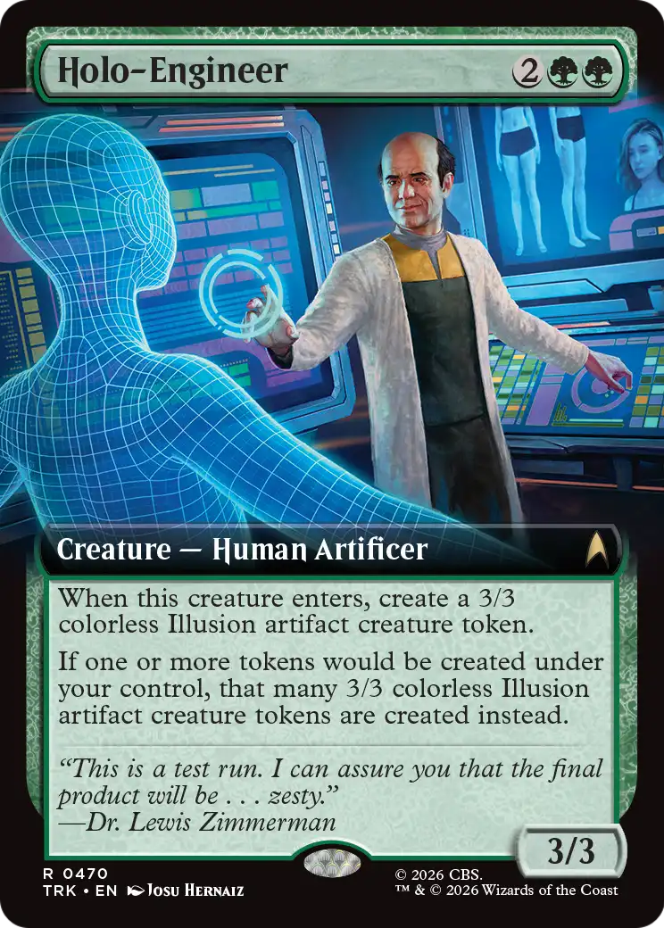 Holo-Engineer (Extended Art) [Star Trek] | Lots Moore NSW