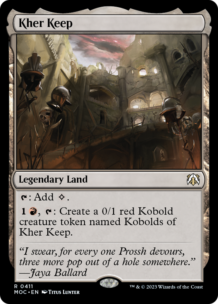 Kher Keep [March of the Machine Commander] | Lots Moore NSW