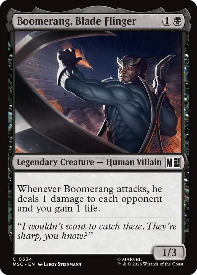 Boomerang, Blade Flinger [Marvel Super Heroes Commander] | Lots Moore NSW