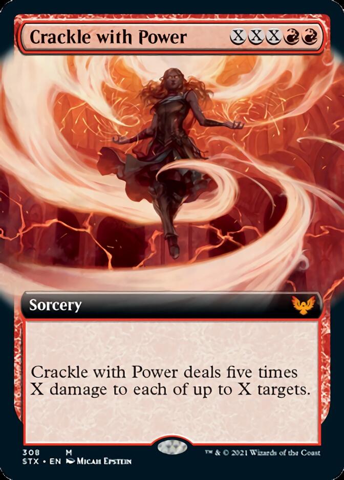 Crackle with Power (Extended Art) [Strixhaven: School of Mages] | Lots Moore NSW