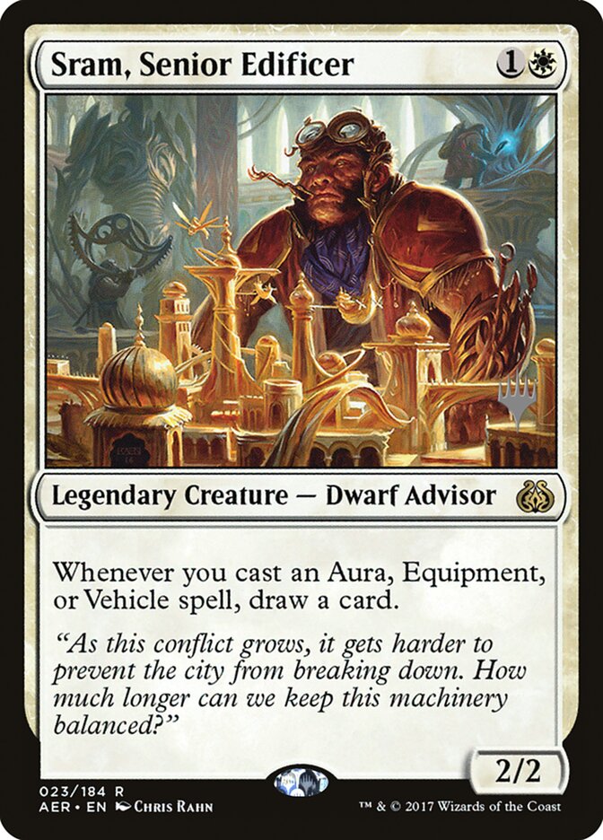 Sram, Senior Edificer [Aether Revolt Promos] | Lots Moore NSW