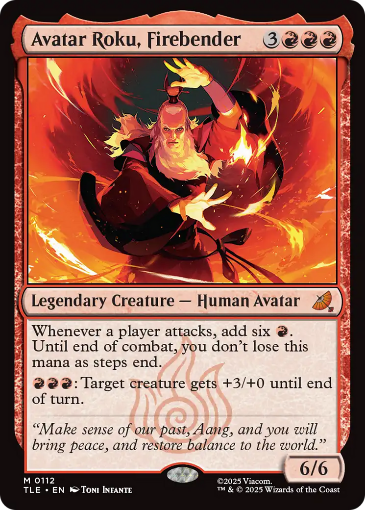 Avatar Roku, Firebender [Avatar: The Last Airbender: Eternal-Legal] | Lots Moore NSW