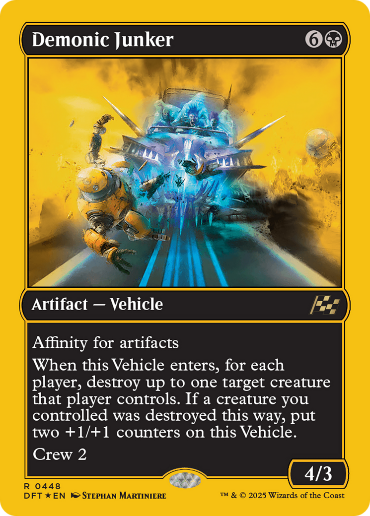 Demonic Junker (First-Place Foil) [Aetherdrift] | Lots Moore NSW