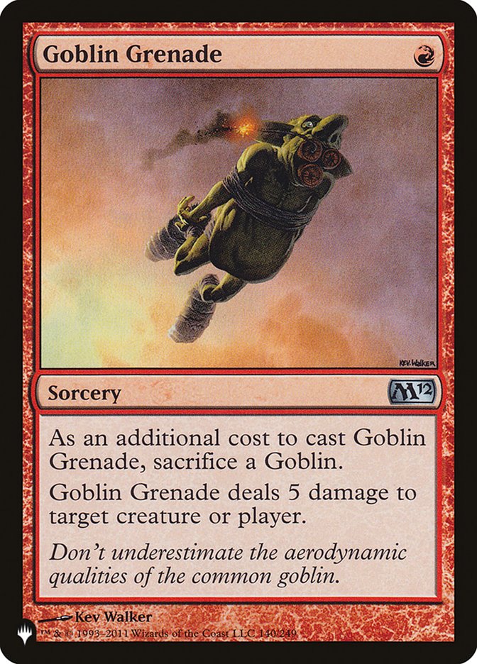 Goblin Grenade [The List] | Lots Moore NSW