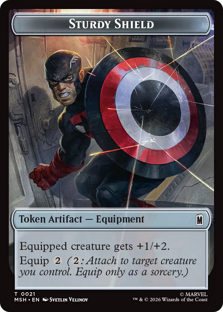 The Tiger God // Sturdy Shield Double-Sided Token [Marvel Super Heroes Tokens] | Lots Moore NSW