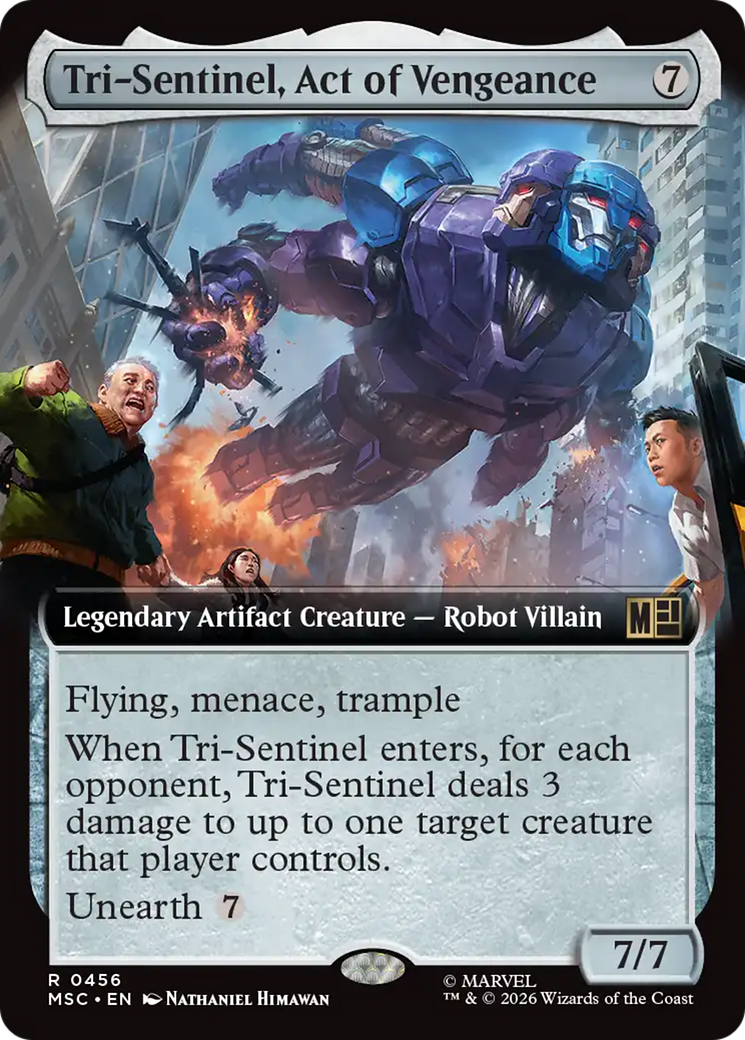 Tri-Sentinel, Act of Vengeance (Extended Art) [Marvel Super Heroes Commander] | Lots Moore NSW