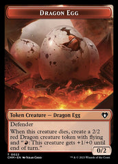 Eldrazi Spawn // Dragon Egg Double-Sided Token [Commander Masters Tokens] | Lots Moore NSW