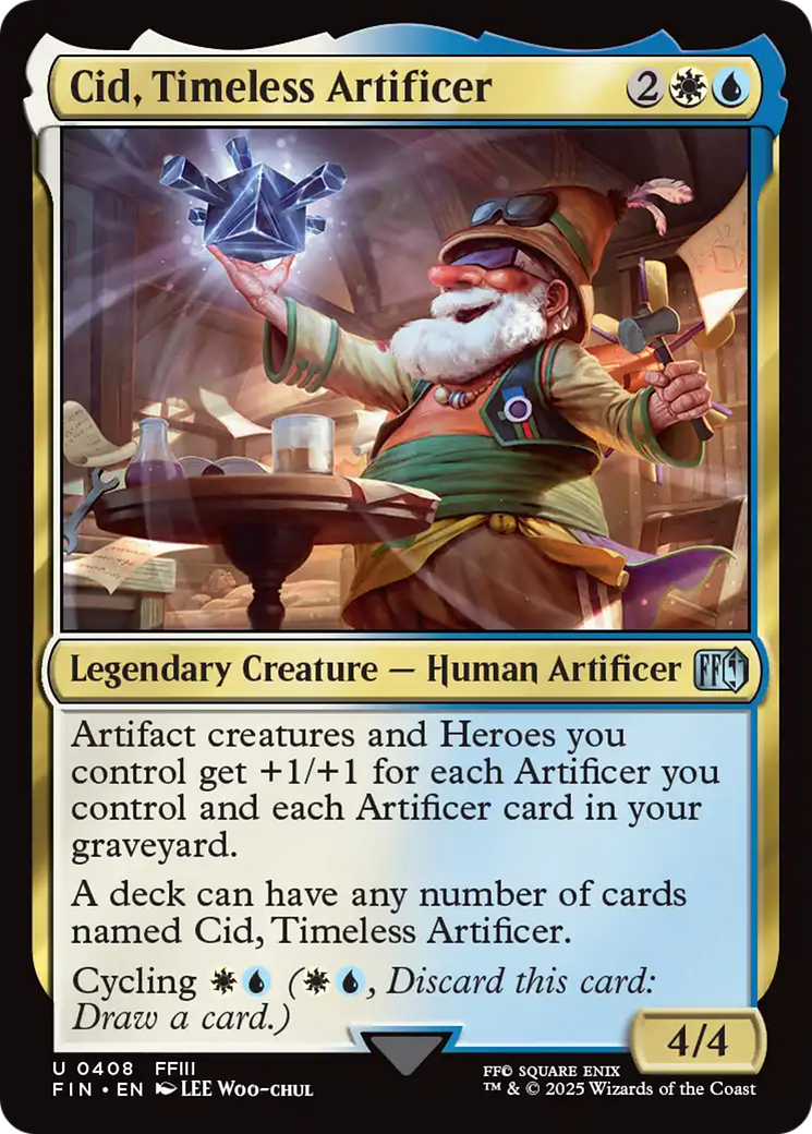 Cid, Timeless Artificer (0408) [FINAL FANTASY] | Lots Moore NSW