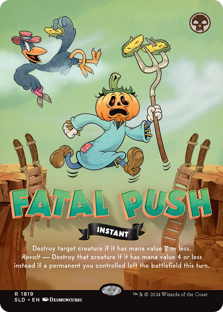 Fatal Push (1819) (Rainbow Foil) [Secret Lair Drop Series] | Lots Moore NSW