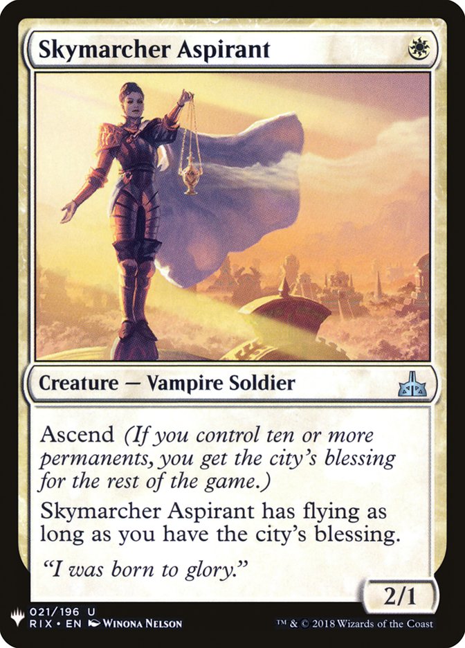 Skymarcher Aspirant [Mystery Booster] | Lots Moore NSW