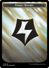 Fanatic of Rhonas // Energy Reserve Double-Sided Token [Modern Horizons 3 Tokens] | Lots Moore NSW