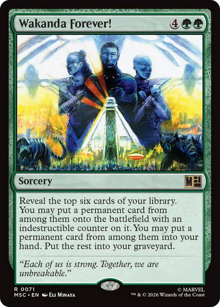 Wakanda Forever! (Surge Foil) [Marvel Super Heroes Commander] | Lots Moore NSW
