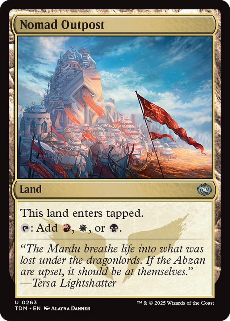 Nomad Outpost [Tarkir: Dragonstorm] | Lots Moore NSW