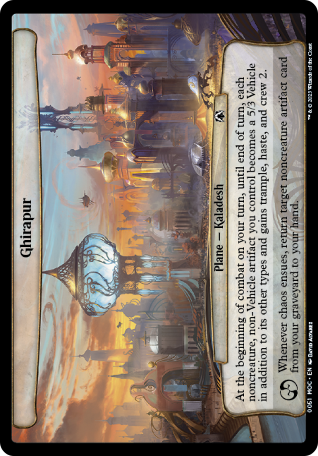 Ghirapur [March of the Machine Commander] | Lots Moore NSW