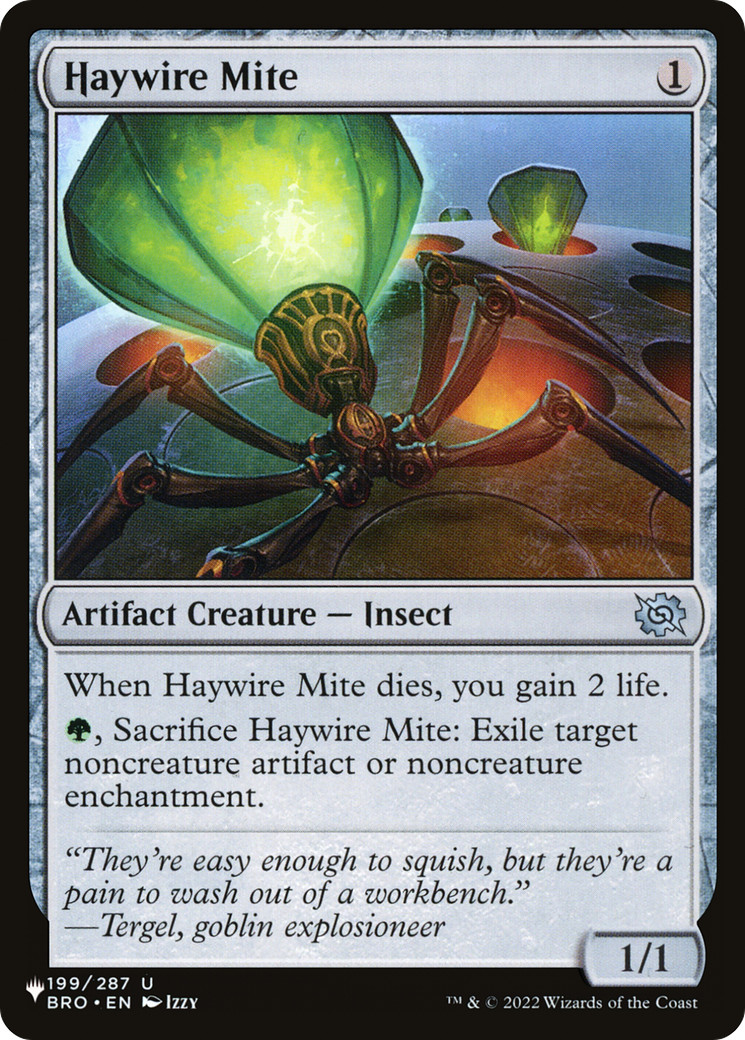 Haywire Mite [The List Reprints] | Lots Moore NSW