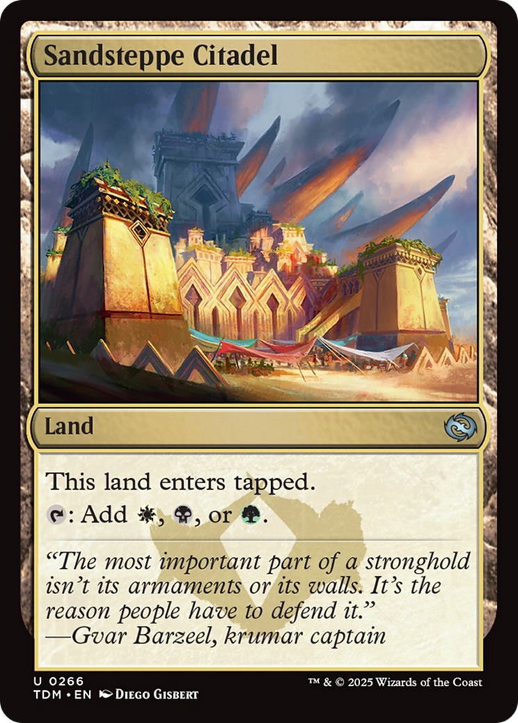 Sandsteppe Citadel [Tarkir: Dragonstorm] | Lots Moore NSW