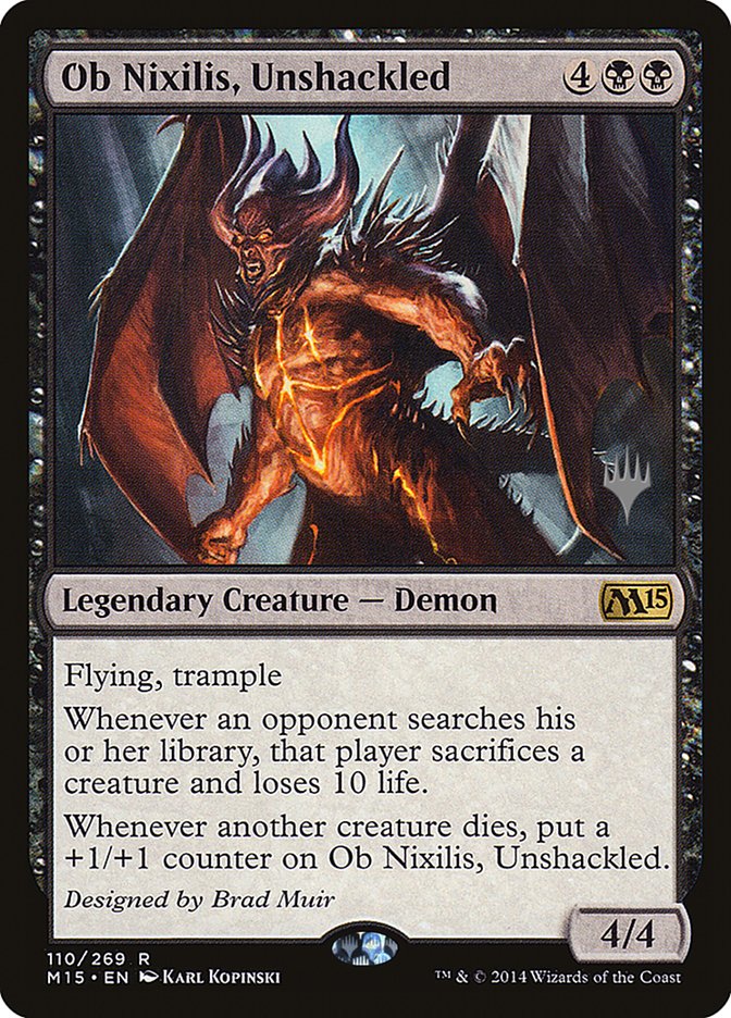 Ob Nixilis, Unshackled [Magic 2015 Promos] | Lots Moore NSW