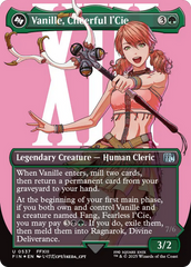 Vanille, Cheerful l'Cie // Ragnarok, Divine Deliverance (Borderless) (Surge Foil) [FINAL FANTASY] | Lots Moore NSW