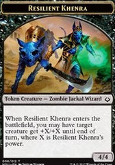 Resilient Khenra // Zombie Double-Sided Token [Hour of Devastation Tokens] | Lots Moore NSW
