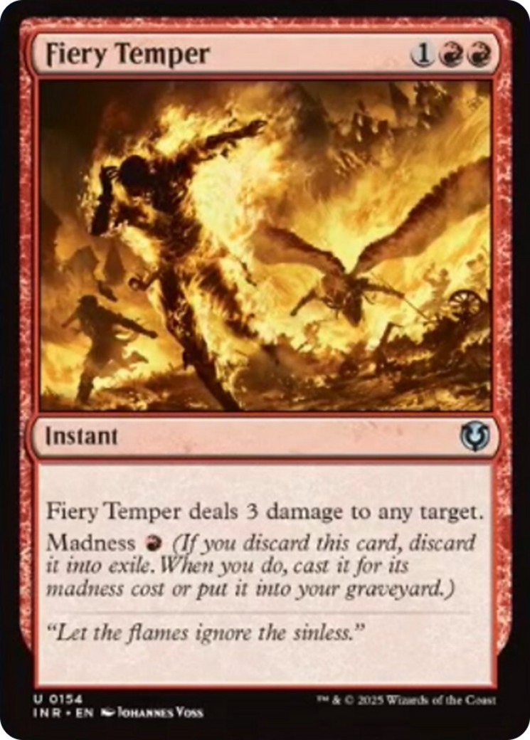 Fiery Temper [Innistrad Remastered] | Lots Moore NSW