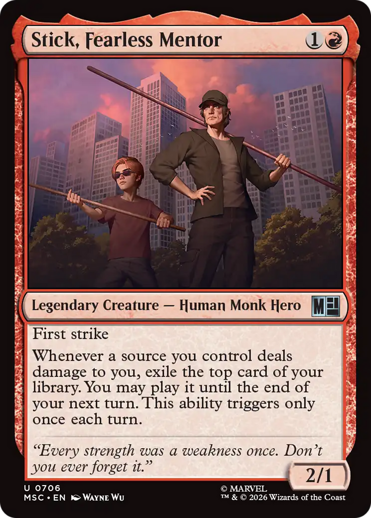 Stick, Fearless Mentor [Marvel Super Heroes Commander] | Lots Moore NSW