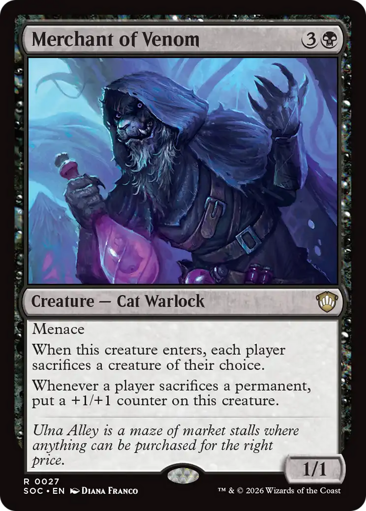 Merchant of Venom [Secrets of Strixhaven Commander] | Lots Moore NSW