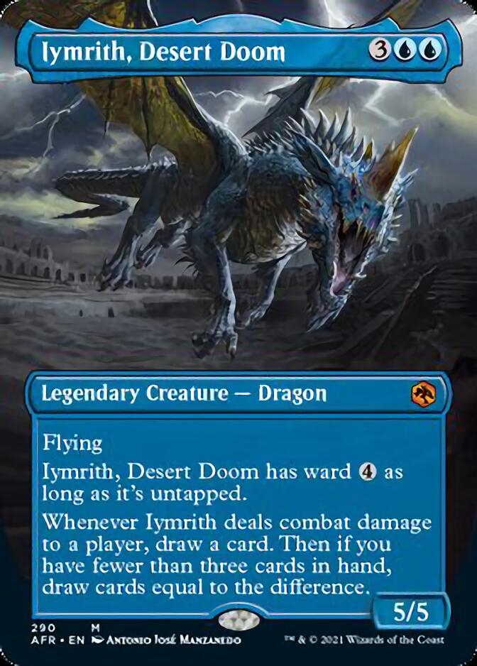 Iymrith, Desert Doom (Borderless Alternate Art) [Dungeons & Dragons: Adventures in the Forgotten Realms] | Lots Moore NSW