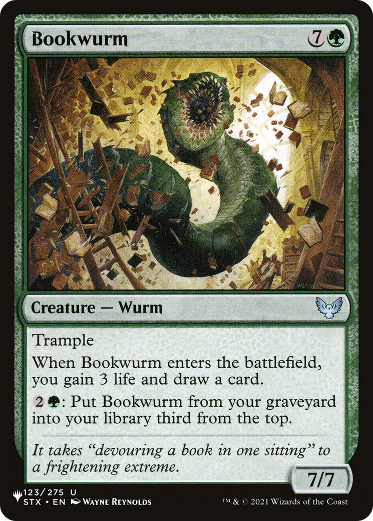 Bookwurm [The List Reprints] | Lots Moore NSW