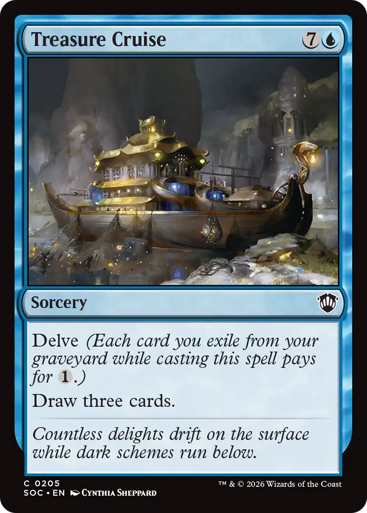 Treasure Cruise [Secrets of Strixhaven Commander] | Lots Moore NSW