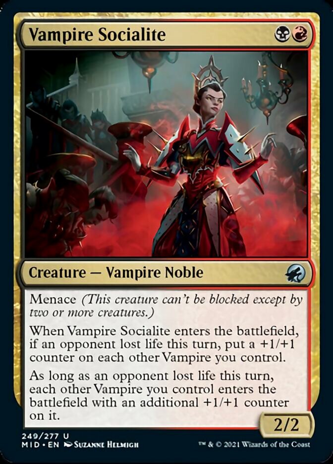 Vampire Socialite [Innistrad: Midnight Hunt] | Lots Moore NSW