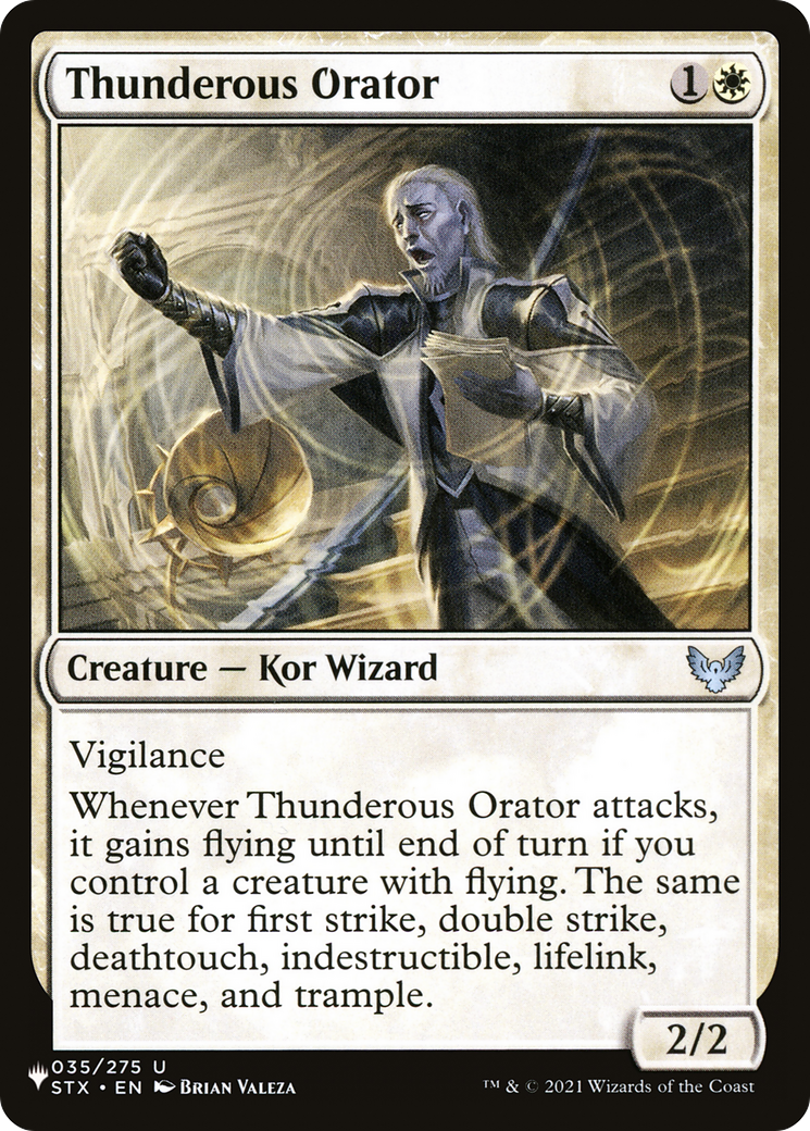 Thunderous Orator [The List Reprints] | Lots Moore NSW